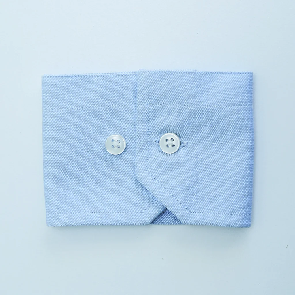 polsino smussato 2 bottoni